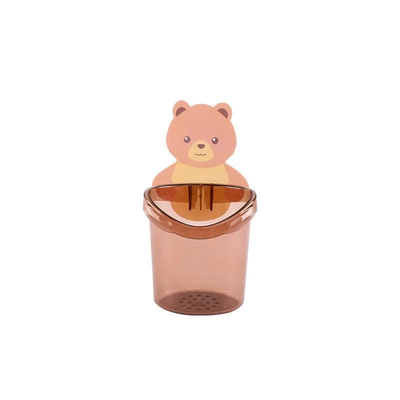 1Pcs Toothbrush Holder Bathroom Accessories Bathroom Supplies Organizer Bathroom Shelf Toothpaste Holder Comb Storage Rack