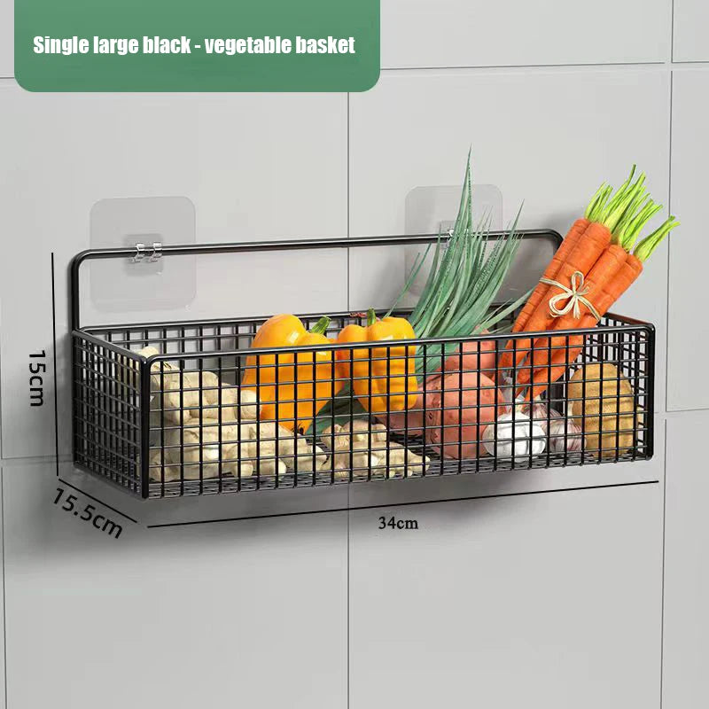 Multifunctional Bathroom Organiser Toiletries Organiser No-Punch Bathroom Shelf Bathroom Kitchen Wall Mount Storage Rack