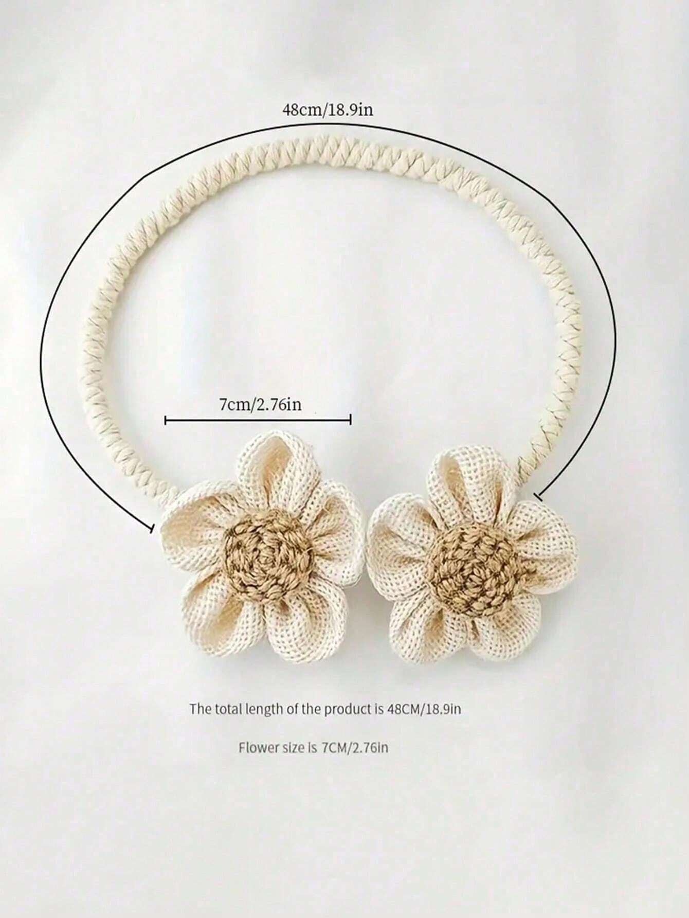 1/2Pcs Curtain Tiebck,Plain Curtain Holdback,Boho Braided Design Curtain Strap Tie,For Bedroom Living Room Home Decor,Home Decor ,Room Decor,Wall Decor