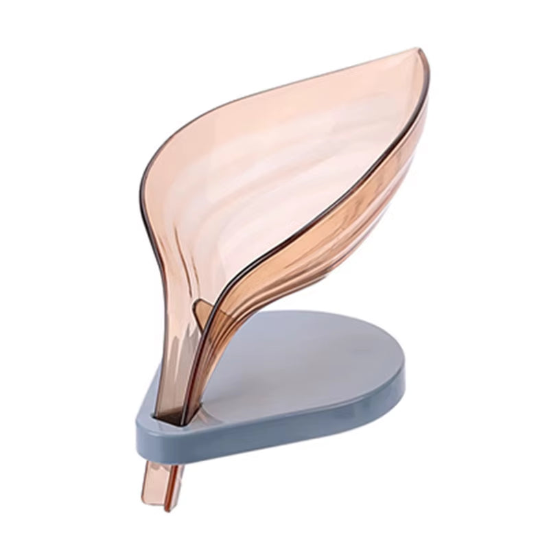 Leaf Shape Soap Box Bathroom Soap Holder Dish Storage Plate Tray Bathroom Soap Holder Case Bathroom Supplies Bathroom Gadgets
