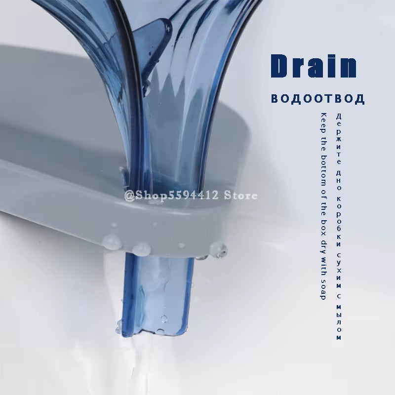 Leaf Shape Soap Box Bathroom Soap Holder Dish Storage Plate Tray Bathroom Soap Holder Case Bathroom Supplies Bathroom Gadgets