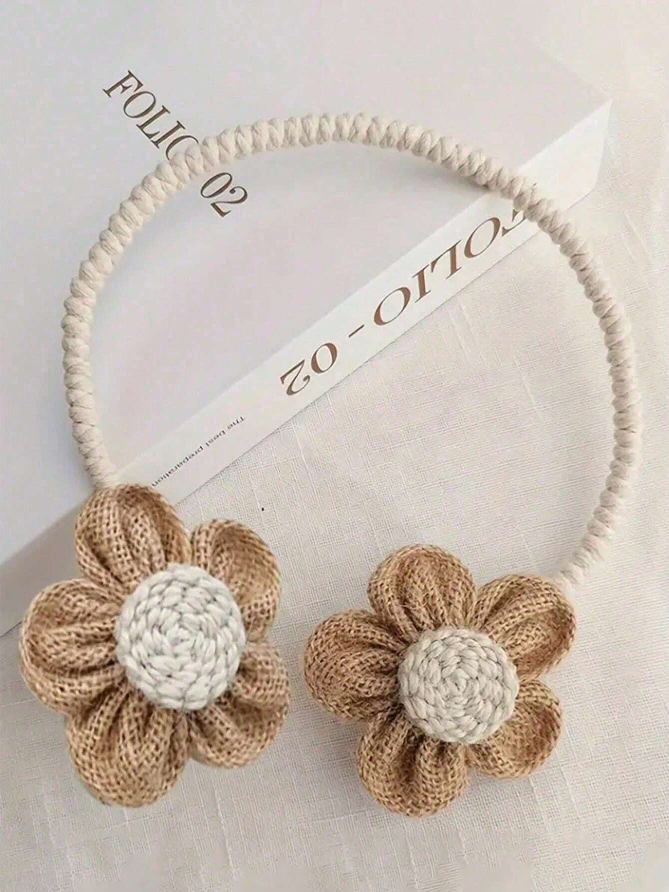 1/2Pcs Curtain Tiebck,Plain Curtain Holdback,Boho Braided Design Curtain Strap Tie,For Bedroom Living Room Home Decor,Home Decor ,Room Decor,Wall Decor