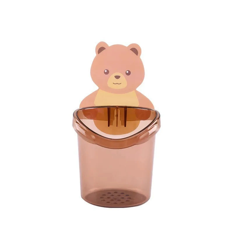 1Pcs Toothbrush Holder Bathroom Accessories Bathroom Supplies Organizer Bathroom Shelf Toothpaste Holder Comb Storage Rack
