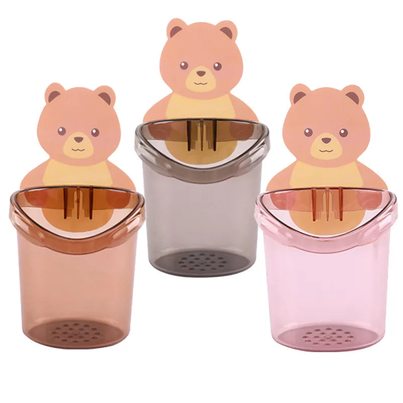 1Pcs Toothbrush Holder Bathroom Accessories Bathroom Supplies Organizer Bathroom Shelf Toothpaste Holder Comb Storage Rack