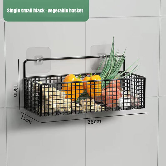Multifunctional Bathroom Organiser Toiletries Organiser No-Punch Bathroom Shelf Bathroom Kitchen Wall Mount Storage Rack