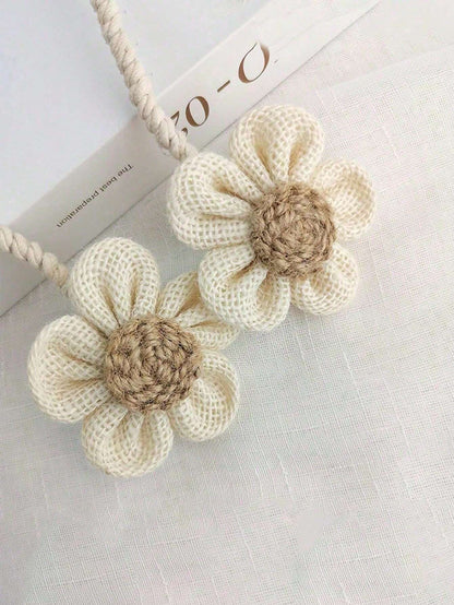 1/2Pcs Curtain Tiebck,Plain Curtain Holdback,Boho Braided Design Curtain Strap Tie,For Bedroom Living Room Home Decor,Home Decor ,Room Decor,Wall Decor