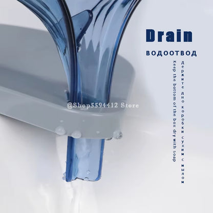 Leaf Shape Soap Box Bathroom Soap Holder Dish Storage Plate Tray Bathroom Soap Holder Case Bathroom Supplies Bathroom Gadgets