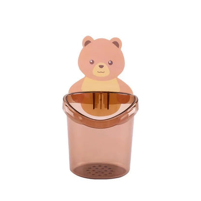 1Pcs Toothbrush Holder Bathroom Accessories Bathroom Supplies Organizer Bathroom Shelf Toothpaste Holder Comb Storage Rack